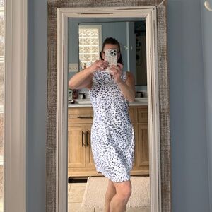 Tommy Bahama Island Zone Leopard Print Sleeveless Dress